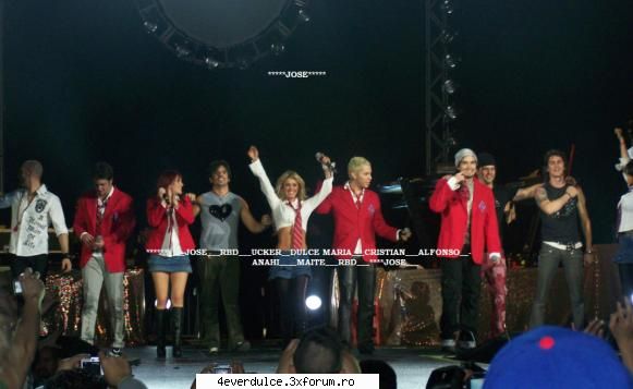 RBD conciertos - amy - RBD 4ever